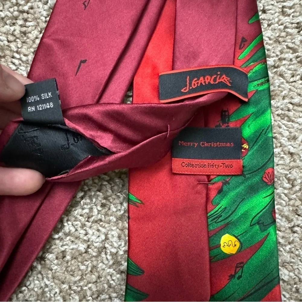 Jerry Garcia Collection Fifty Two‎ Merry Christmas Tree Holiday Tie